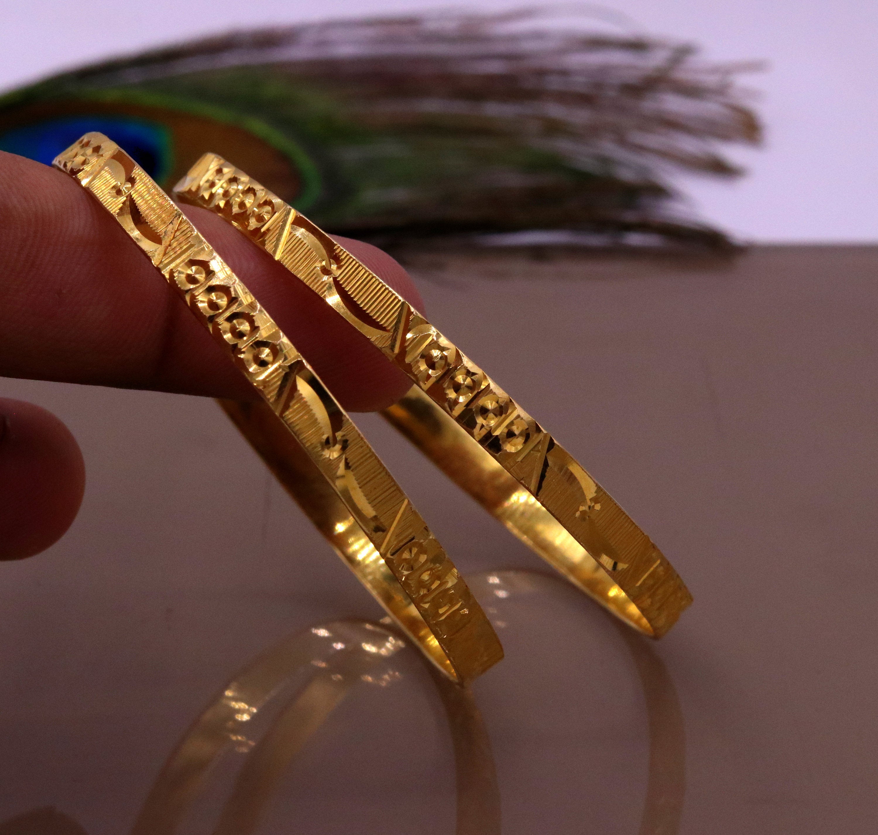 Suave Bracelet Pattern Gold Finger Ring For Men